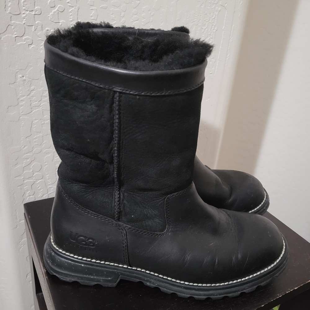 UGG Black Shearling Boots